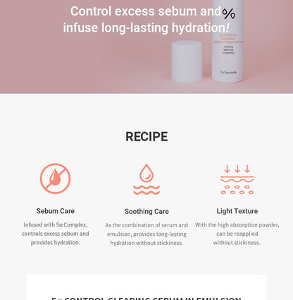 Dr.Ceuracle 5α Control Clearing Serum in Emulsion 100ml — Dr.Ceuracle product image 6
