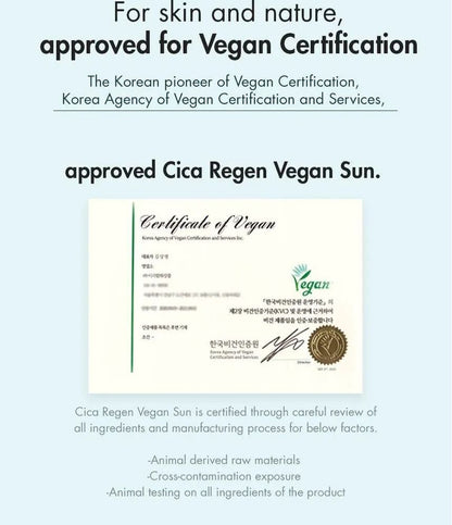 Dr.Ceuracle Cica Regen Vegan Sun SPF50+ PA++++ 50ml — Dr.Ceuracle product image 6