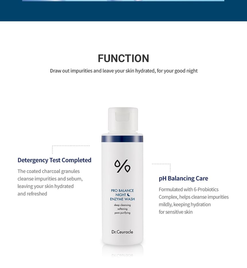 Dr.Ceuracle PRO BALANCE NIGHT ENZYME WASH 50g — Dr.Ceuracle product image 5