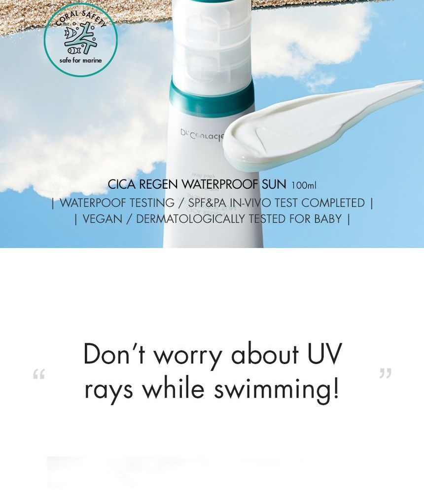 Dr.Ceuracle Cica Regen Waterproof Sun SPF50+ PA++++ 100ml — Dr.Ceuracle product image 3