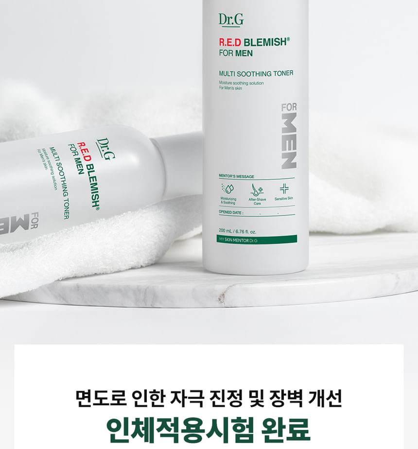 Dr.G Red Blemish For Men Multi Soothing Toner 200ml product image detail 6
