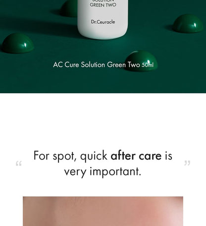 Dr.Ceuracle AC Cure Solution Green Two 50ml — Dr.Ceuracle product image 4
