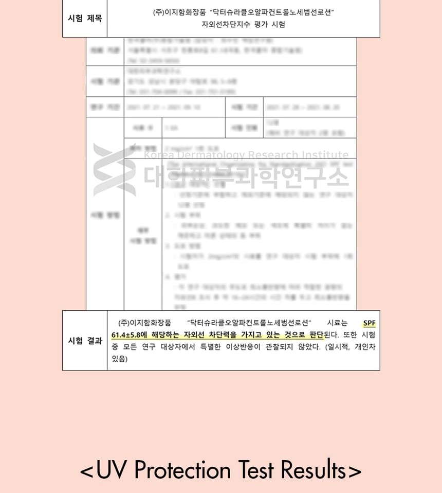Dr.Ceuracle 5α Control No-sebum Sun Lotion SPF50+ PA++++ 50ml — Dr.Ceuracle product image 5