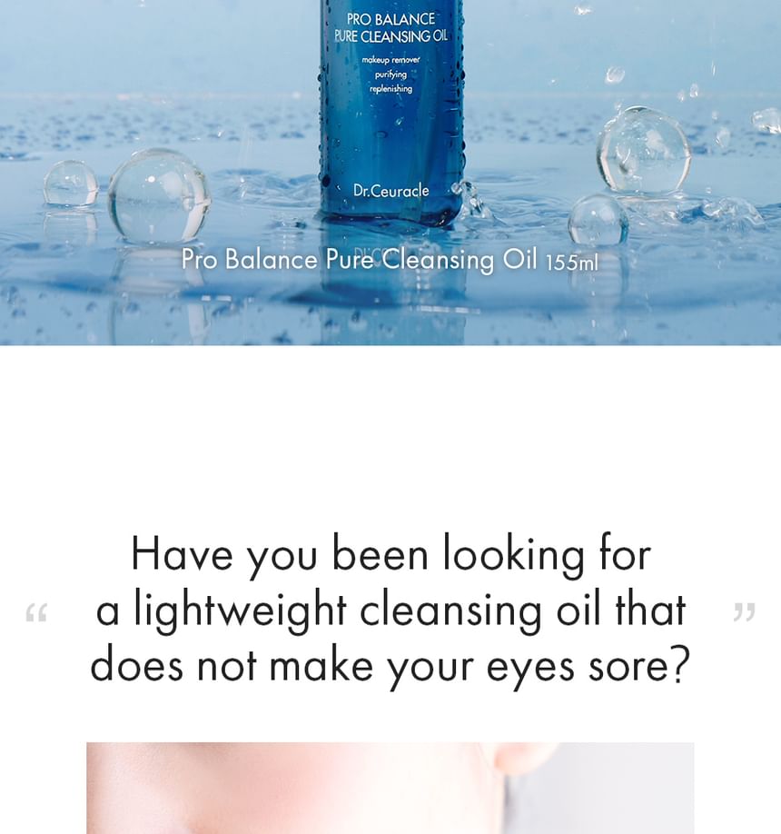 Dr.Ceuracle Pro Balance Pure Cleansing Oil 155ml — Dr.Ceuracle product image 4