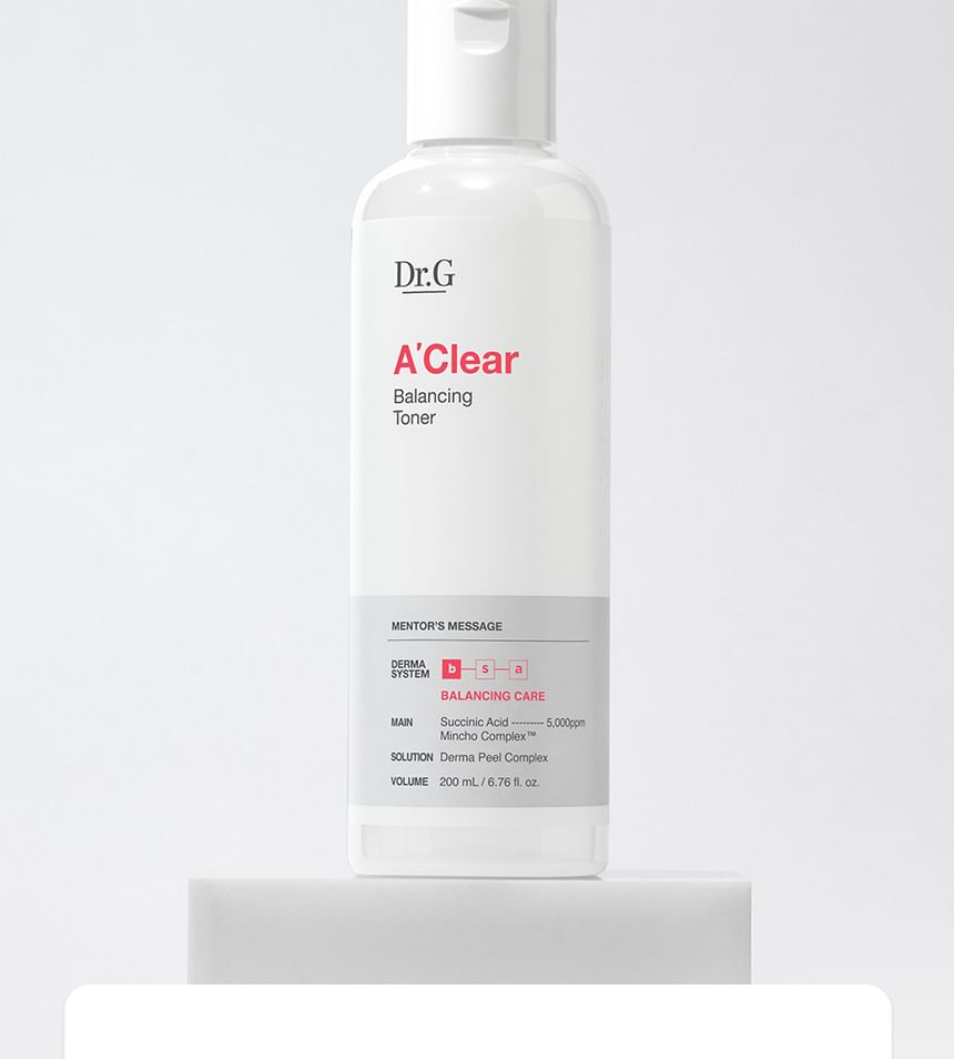 Dr.G A-CLEAR Balancing Toner 200ml product image detail 5