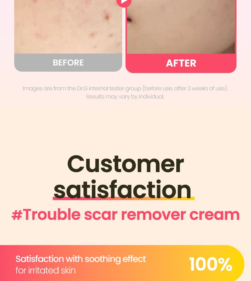 Dr.G Red Blemish Cica Soothing Cream 50ml product image detail 4