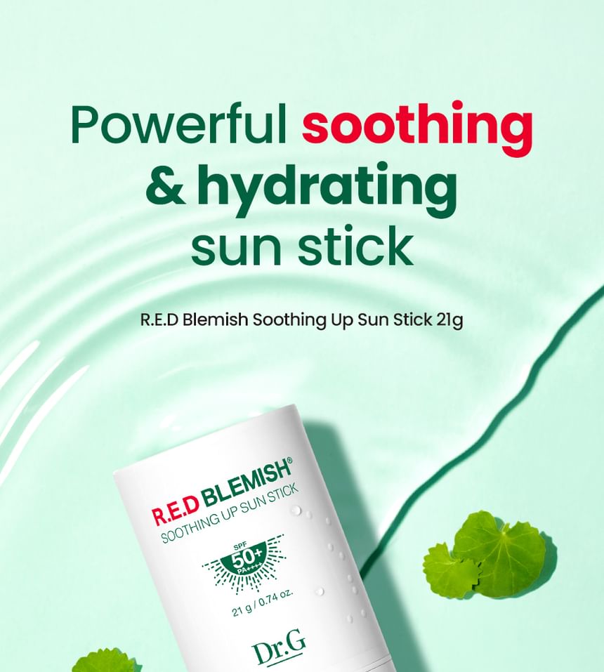 Dr.G Red Blemish Soothing Up Sun Stick 21g product image packshot