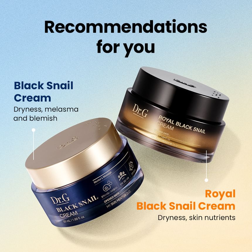Dr.G Royal Black Snail Cream 50ml product image detail 6