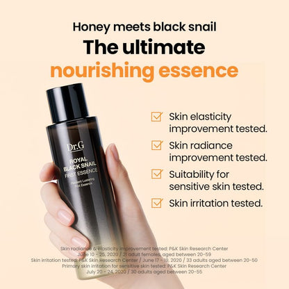 Dr.G Royal Black Snail First Essence 165ml product image detail 2