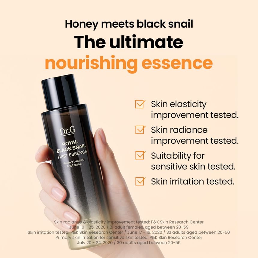Dr.G Royal Black Snail First Essence 165ml product image detail 7