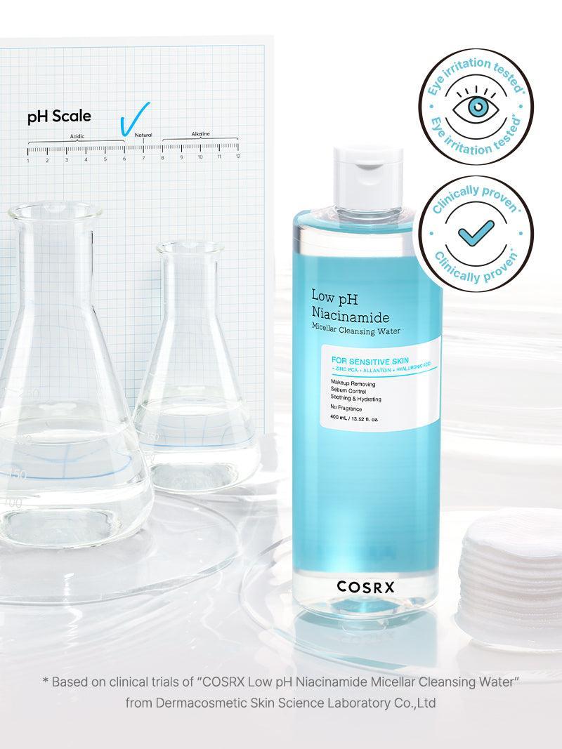Cosrx Low pH Niacinamide Micellar Cleansing Water 400ml official COSRX source image 2