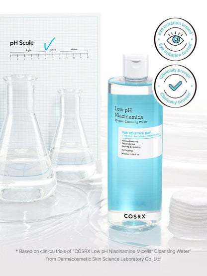 Cosrx Low pH Niacinamide Micellar Cleansing Water 400ml official COSRX source image 2