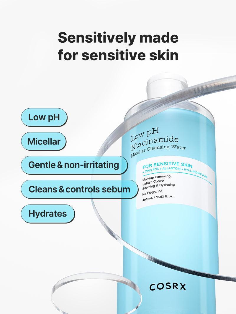 Cosrx Low pH Niacinamide Micellar Cleansing Water 400ml official COSRX source image 4
