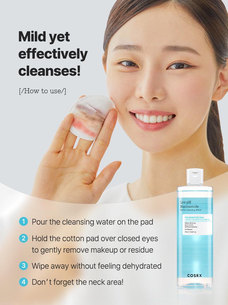 Cosrx Low pH Niacinamide Micellar Cleansing Water 400ml official COSRX source image 8