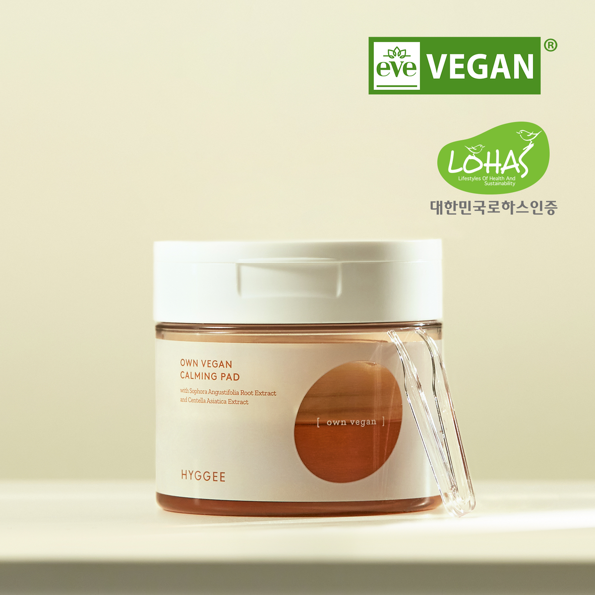 Hyggee Own Vegan Calming Pad 70ea — Skin Care Masks &amp; Peels — product image 5