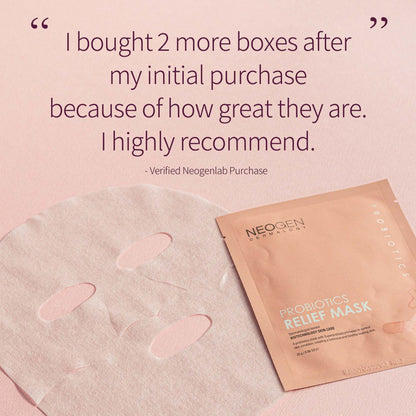 Neogen Probiotics Relief Sheet Mask (25ml x 5) — Neogen official product image 7
