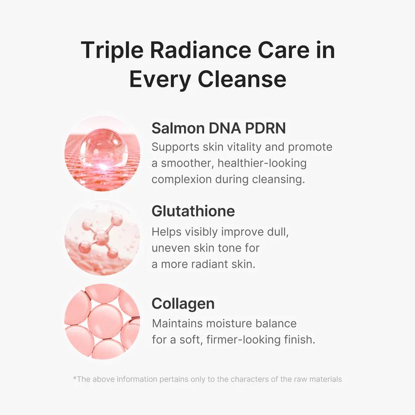 Medicube PDRN Pink Glutathione Capsule Cleansing Foam 120g product image 7