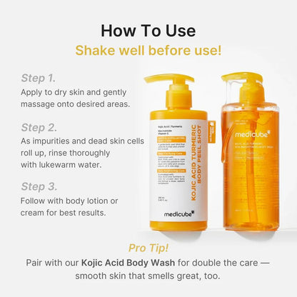 Medicube Kojic Acid Turmeric Body Peel Shot 280ml product image 7