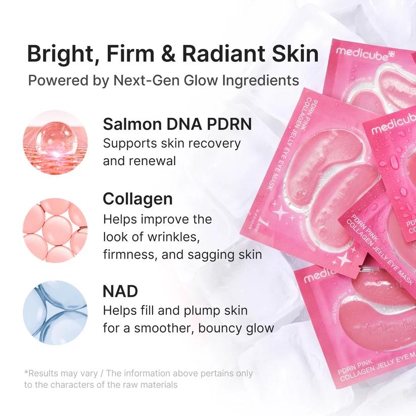 Medicube PDRN Pink Collagen Jelly Eye Mask 6Pairs product image 3