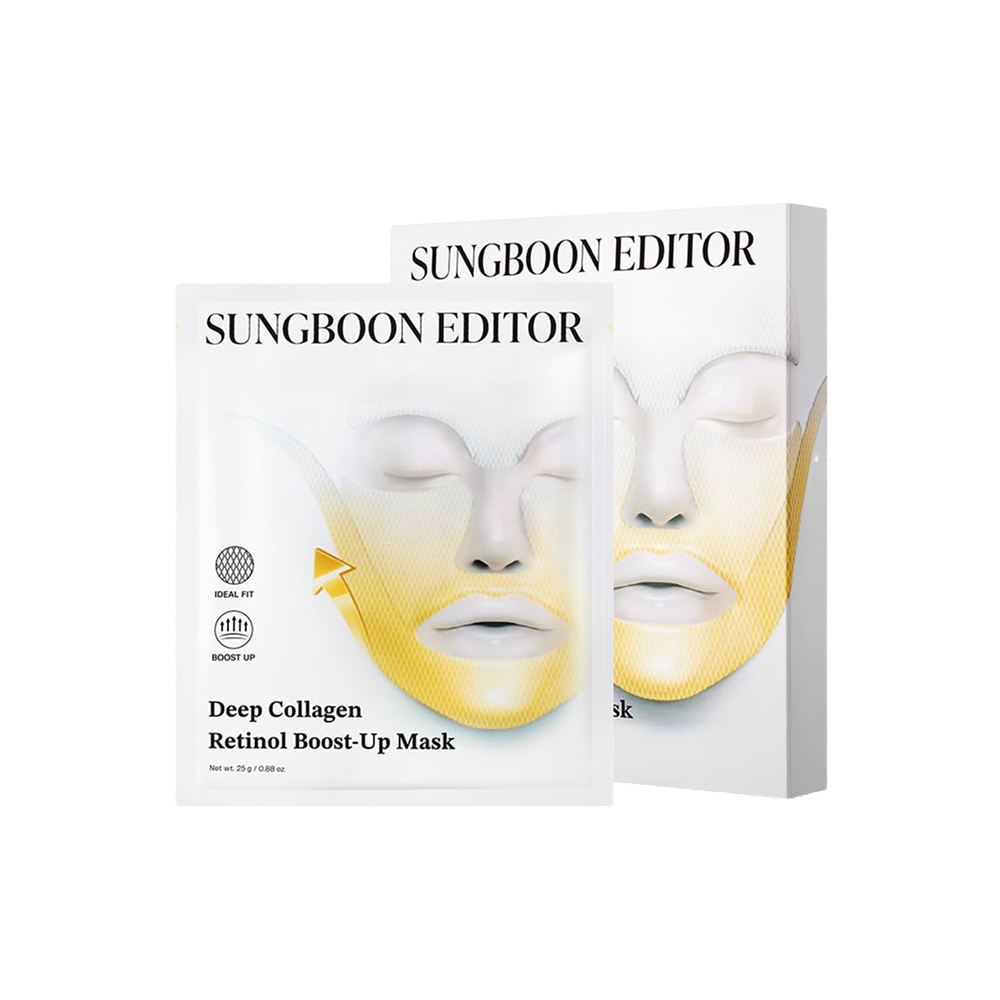 SUNGBOON EDITOR Deep Collagen Retinol Tension Boost Up Mask Set 4pcs — official product image 2