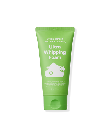 SUNGBOON EDITOR Green Tomato Deep Pore Cleansing Ultra Whipping Foam 120g — official product image 2