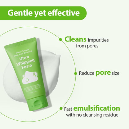 SUNGBOON EDITOR Green Tomato Deep Pore Cleansing Ultra Whipping Foam 120g — official product image 7