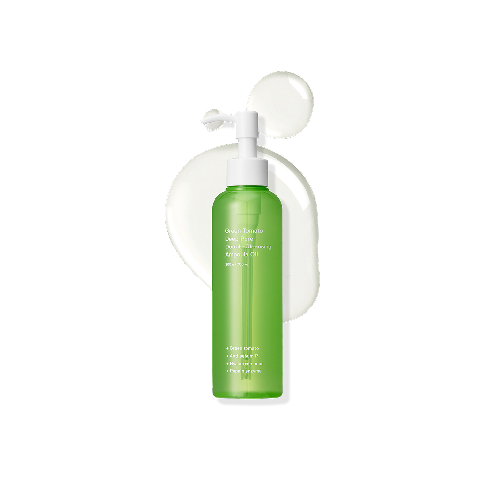 SUNGBOON EDITOR Green Tomato Deep Pore Double Cleansing Ampoule Oil 200g — official product image 3