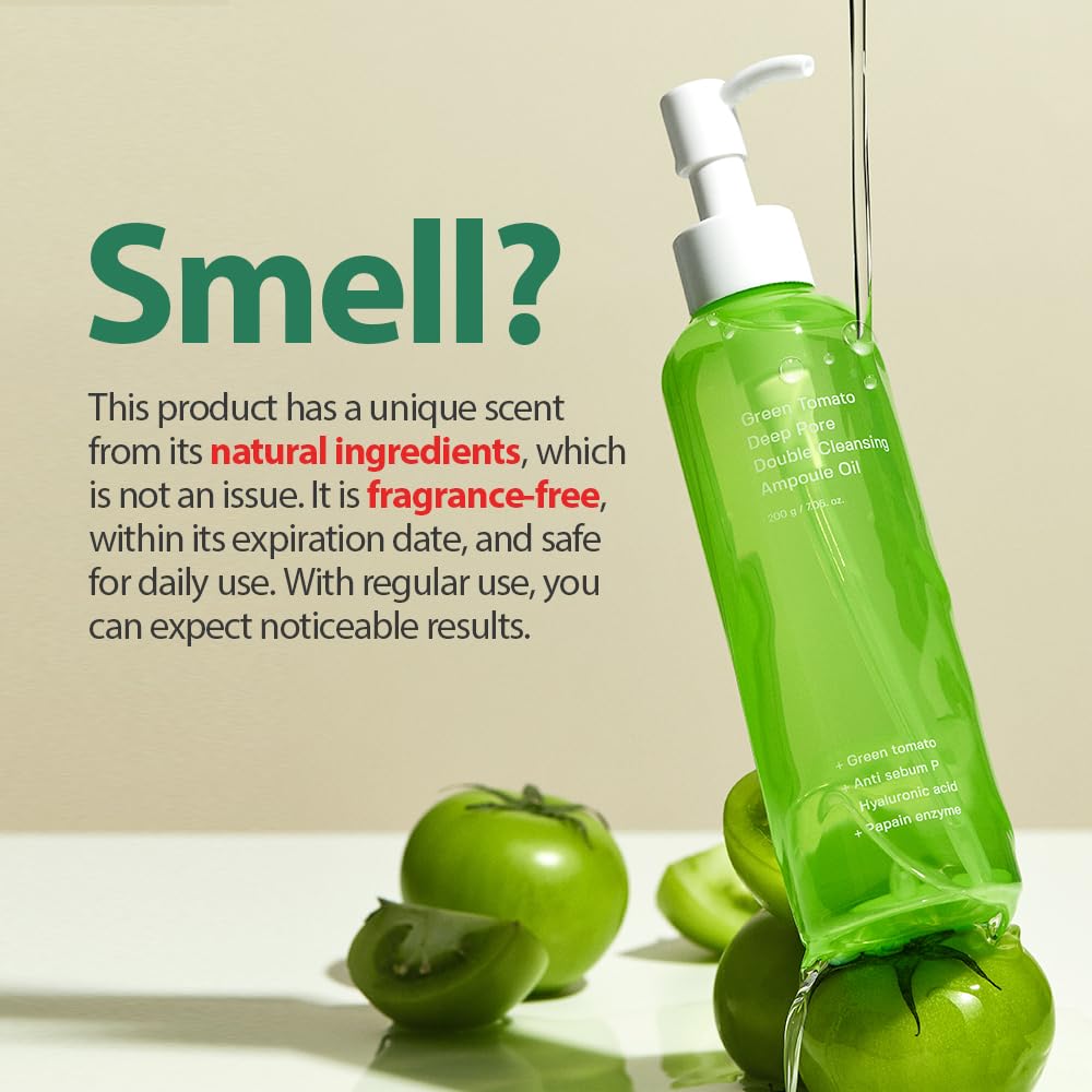 SUNGBOON EDITOR Green Tomato Deep Pore Double Cleansing Ampoule Oil 200g — official product image 5