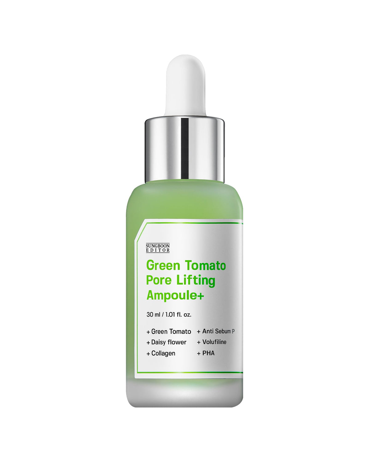 SUNGBOON EDITOR Green Tomato Pore Lifting Ampoule 75ml — official product image 2