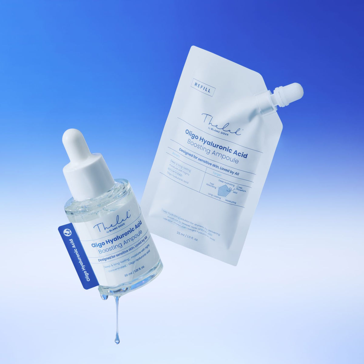 THE LAB by blanc doux Oligo Hyaluronic Acid Boosting Ampoule 30ml — official product image 6