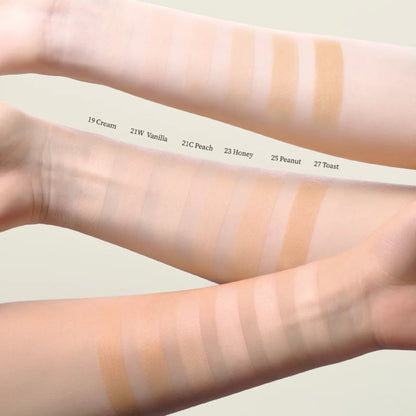 TOCOBO Apple Dewy Fit Cushion 21C PEACH REFILL SET - official product image 7