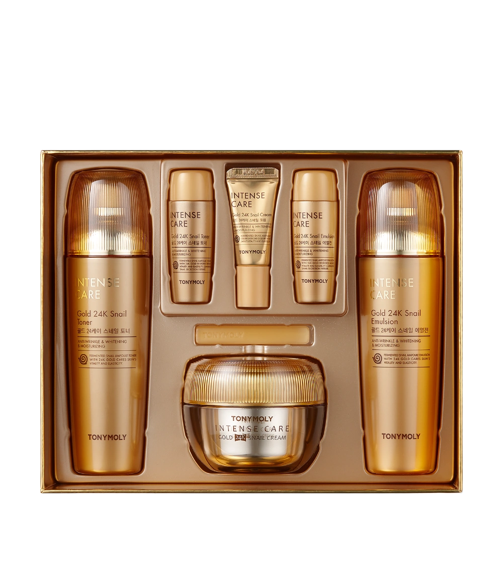TONYMOLY Intense Care Gold 24K Snail Skincare Set of 3 - official product image 2