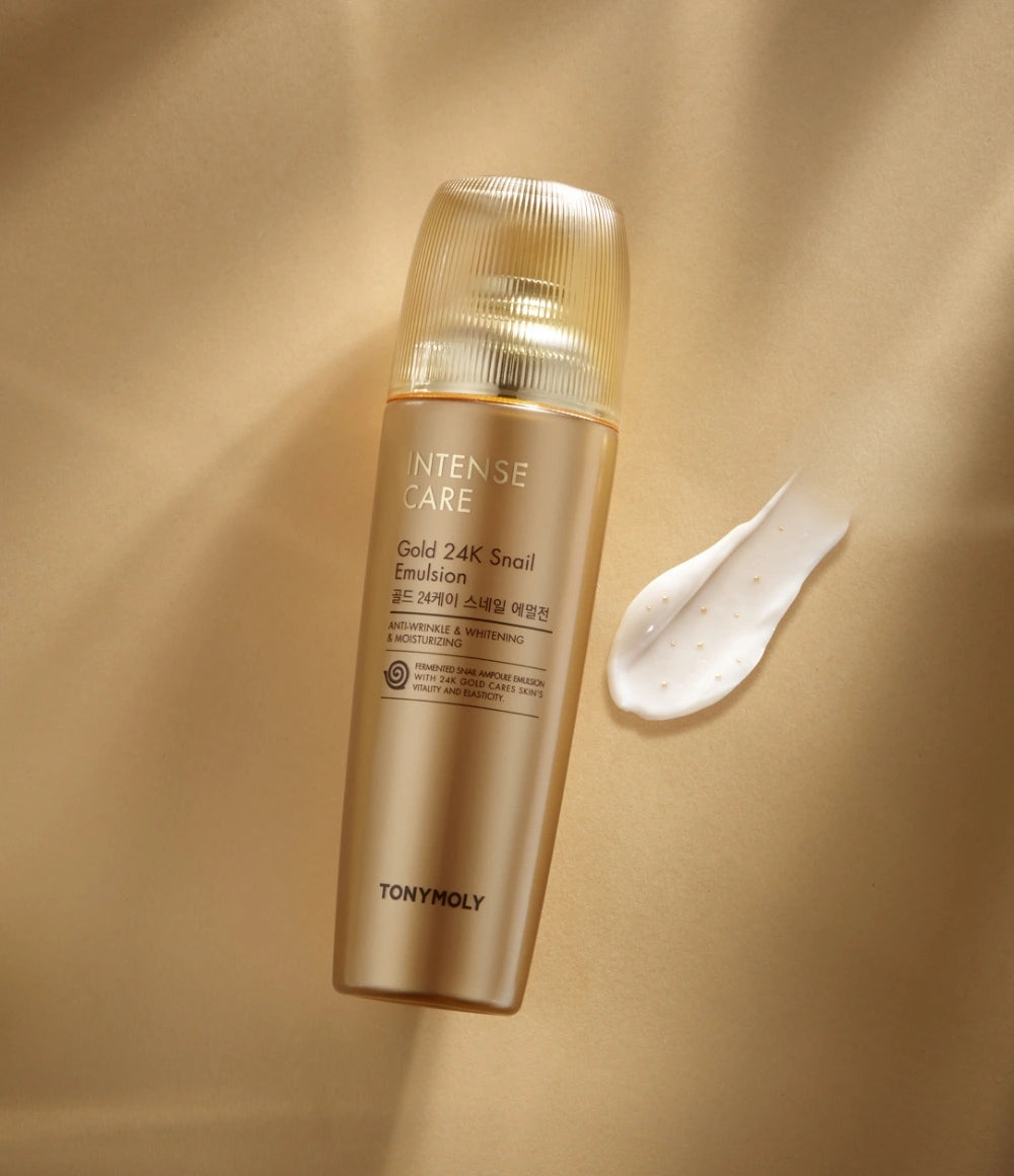 TONYMOLY Intense Care Gold24K Snail Emulsion 140ml - official product image 3
