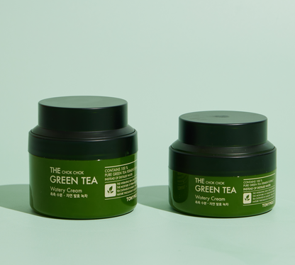 TONYMOLY The Chok Chok Green Tea Watery Moisture Cream 100ml - official product image 3