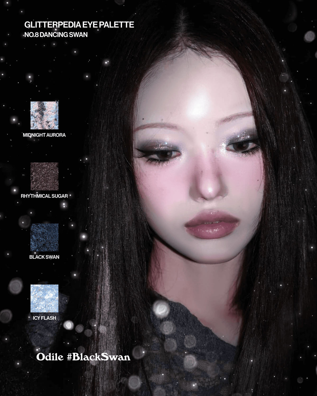 UNLEASHIA Glitterpedia Eye Palette No.9 All of Pink Glitter 6.9g - official product image 7