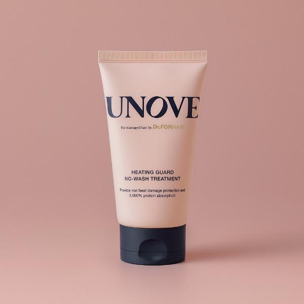 UNOVE Heating Guard No-Wash Hair Treatment 147ml - usage and texture image