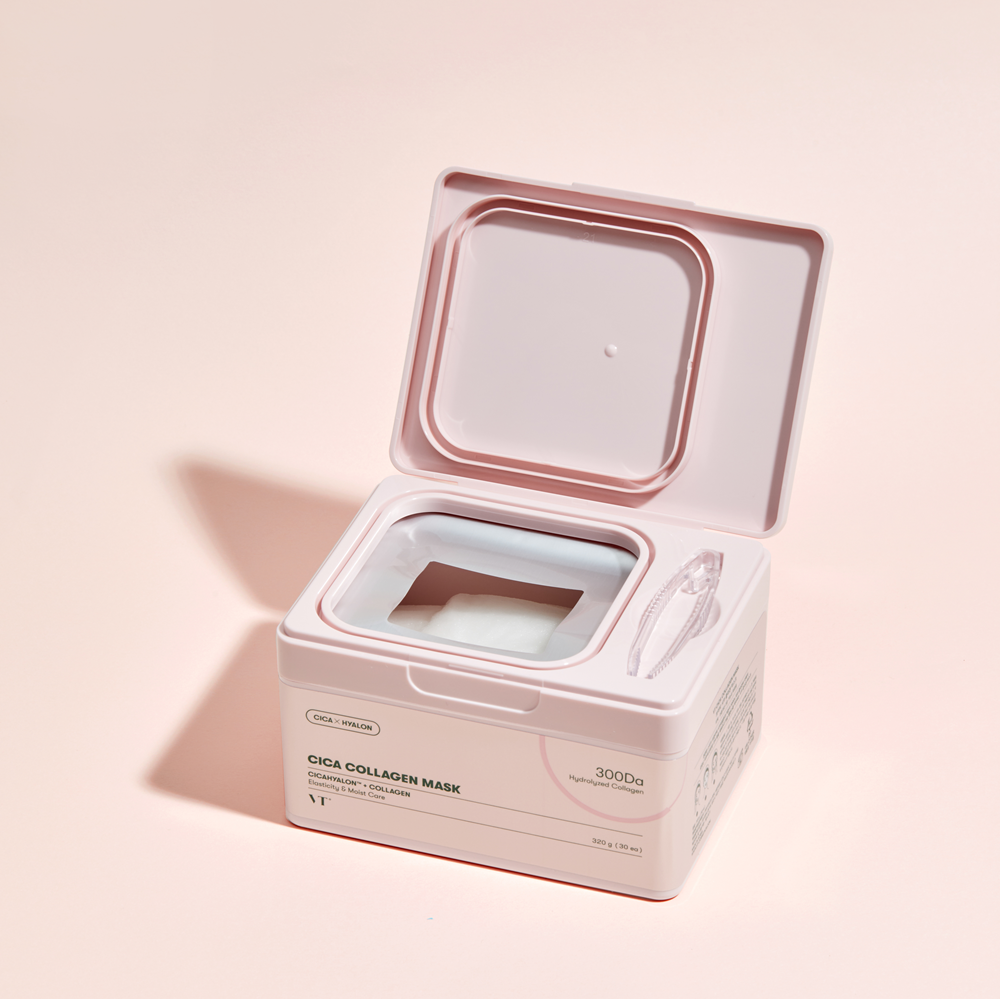 VT Cosmetics CICA Collagen Mask 30ea - official product image 4