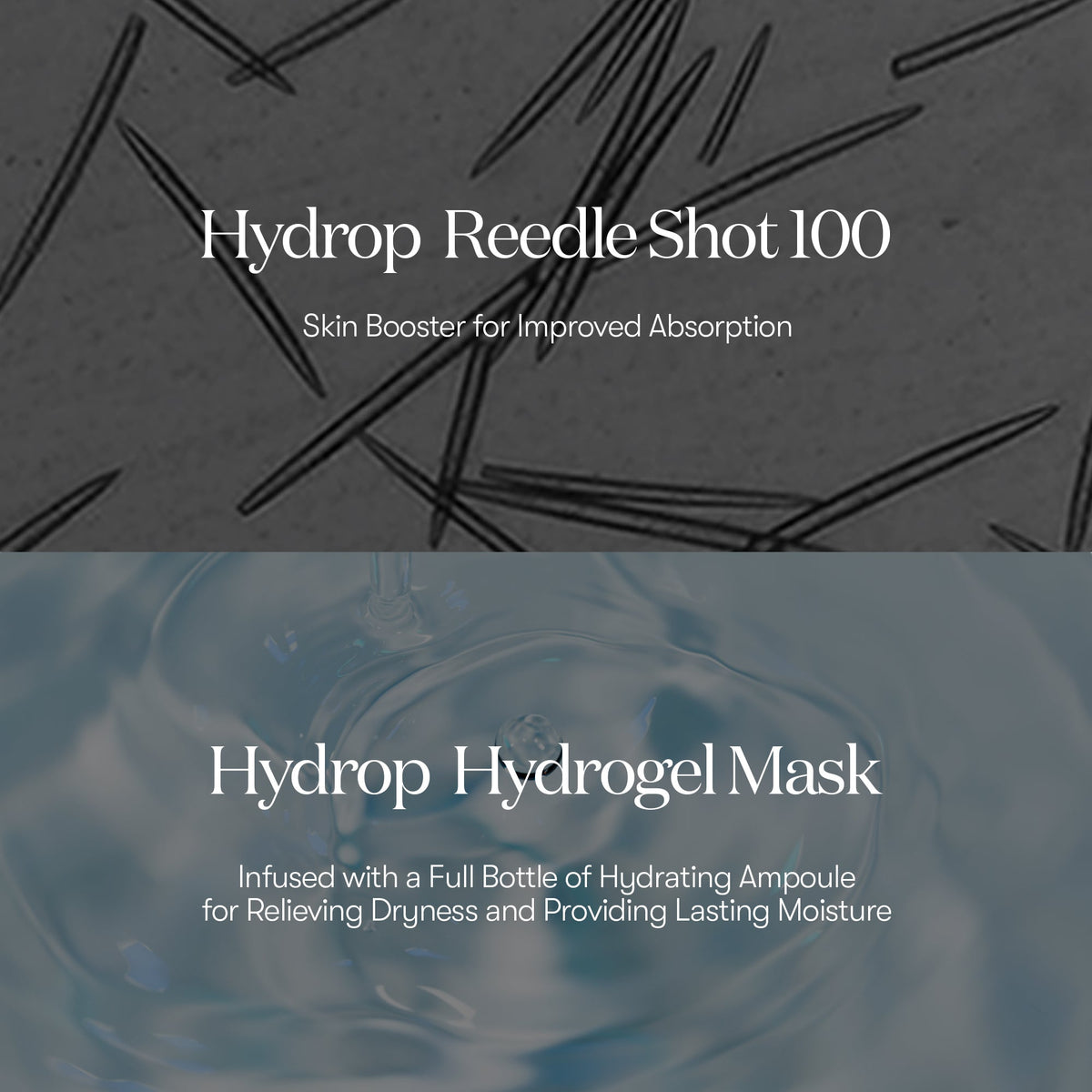 VT Cosmetics HYDROP Reedle Shot 100hl 2STEP Hydrogel Mask - official product image 7