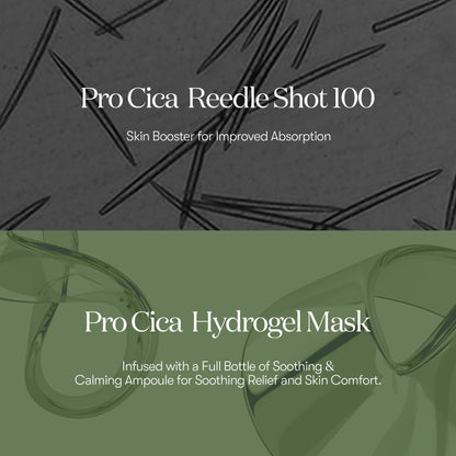 VT Cosmetics PRO CICA Reedle Shot 100 2STEP Hydrogel Mask - official product image 5