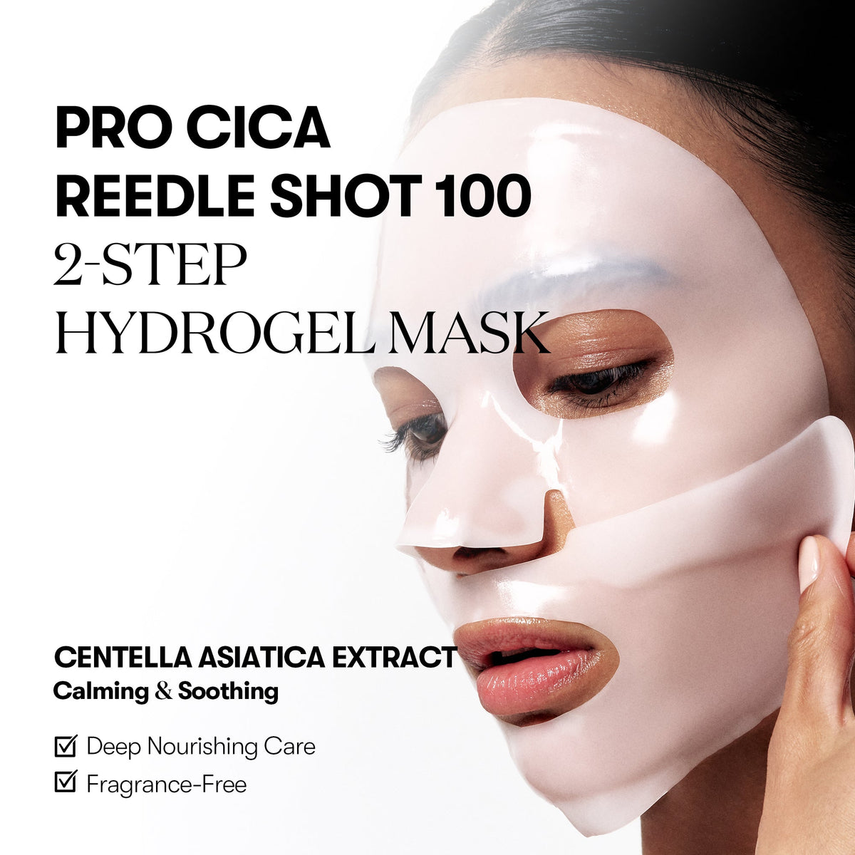 VT Cosmetics PRO CICA Reedle Shot 100 2STEP Hydrogel Mask 4ea - official product image 3