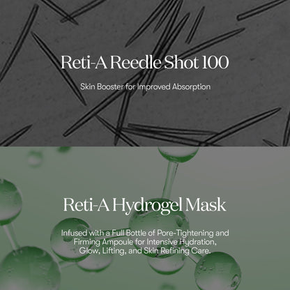VT Cosmetics RETI-A Reedle Shot 100 2STEP Hydrogel Mask 4ea - official product image 4