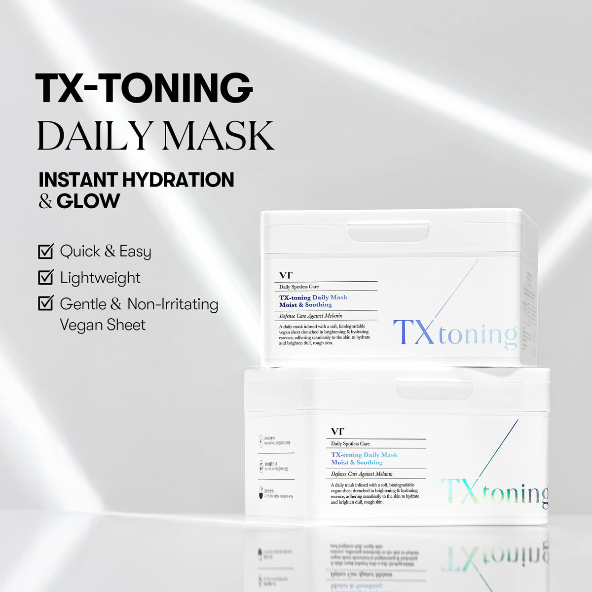 VT Cosmetics TX-Toning Daily Mask 30ea - official product image 4