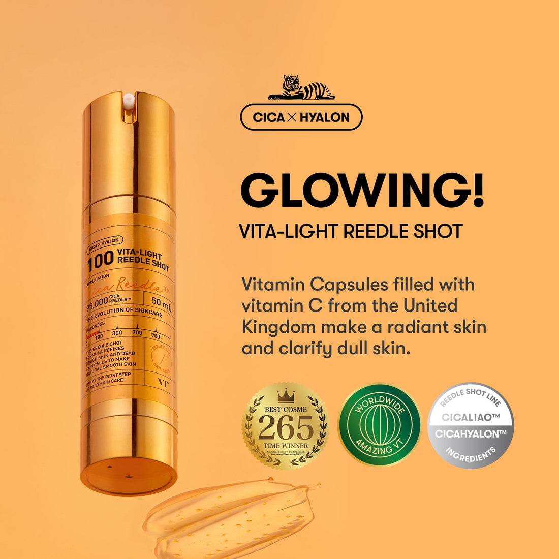 VT Cosmetics VITA-LIGHT Reedle Shot 100 50ml - official product image 2